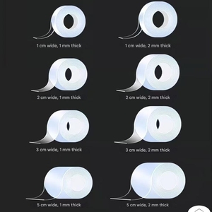 Siêu Mạnh Mẽ Nano Băng Hai Mặt Nhiệm Vụ Nặng Nề Quái Vật Chết Cắt Có Thể Giặt Gel Grip Rõ Ràng Dính Dính Có Thể Tháo Rời Gắn Băng - Product Image 2