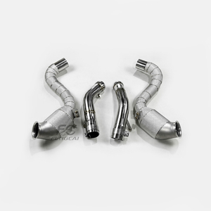 Tubo de Escape de Alto Flujo OEM para Mercedes-Benz W205 C63 4.0T 2015-2019 con Aislamiento Térmico, Proceso de Forjado, Mejora de Potencia - Product Image 1