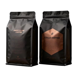 Bolsas <span class=keywords><strong>de</strong></span> <span class=keywords><strong>Café</strong></span> Negras Mate con Impresión <span class=keywords><strong>de</strong></span> Lámina Personalizada - Empaque <span class=keywords><strong>de</strong></span> Lujo con Sellado <span class=keywords><strong>de</strong></span> Ocho Lados y Válvula <span class=keywords><strong>de</strong></span> Desgasificación para <span class=keywords><strong>Café</strong></span> Especial - Product Image 3
