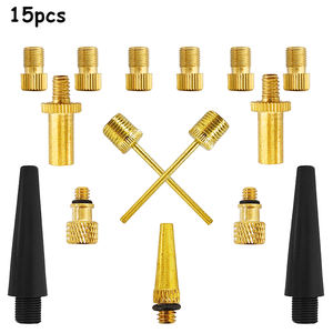 Adaptateur de gonflage de ballon de basket-ball, Kit d'aiguilles gonflables pour pneus de vélo de montagne, accessoires de gonflage pour pompe à pneus de vélo, 15 pièces/ensemble - Product Image 2