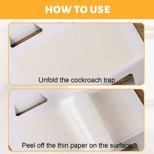 Pièges à cafards à colle forte, non toxiques et écologiques, pour la maison, la cuisine et l'usage commercial - Product Image 2