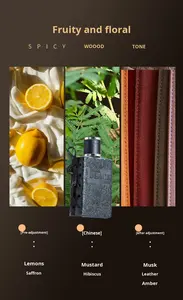 <span class=keywords><strong>Parfum</strong></span> du Moyen-Orient pour hommes, musc de safran et ambre, <span class=keywords><strong>parfum</strong></span> arabe adapté aux rassemblements sociaux des hommes confiants, <span class=keywords><strong>parfum</strong></span> fruité - Product Image 4