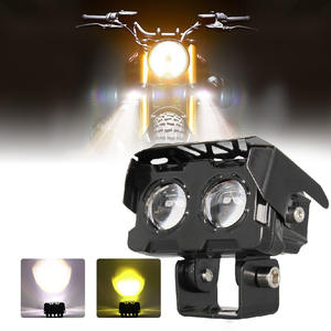 卸売スポットライト2smd 12w <span class=keywords><strong>LED</strong></span>バイクスポットライト<span class=keywords><strong>LED</strong></span>作業灯ブルー2レンズ付きカバー付きフォグライトバイクモーターカー用 - Product Image 1