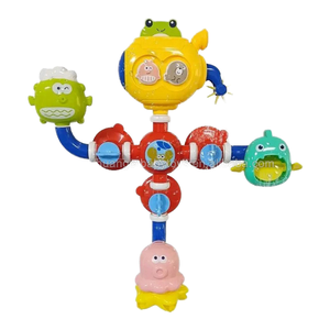 Nuevos Productos Huanger, Juguetes <span class=keywords><strong>de</strong></span> Baño para Bebés y Niños Pequeños, Tubos <span class=keywords><strong>de</strong></span> Ducha con Diseño <span class=keywords><strong>de</strong></span> Océano, Juguetes <span class=keywords><strong>de</strong></span> Baño para Niños <span class=keywords><strong>de</strong></span> 1 a <span class=keywords><strong>3</strong></span> Años, 1, 2, <span class=keywords><strong>3</strong></span>, 4 Años - Product Image 1