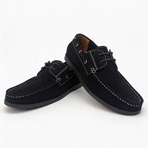 <span class=keywords><strong>Chaussures</strong></span> <span class=keywords><strong>bateau</strong></span> pour hommes en cuir <span class=keywords><strong>nubuck</strong></span> faites à la main, basses, à lacets, légères, respirantes, décontractées, polyvalentes, confortables, anti-odeur et résistantes à l'usure - Product Image 1