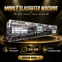 Machine d'abattage automatique de volailles, ligne de traitement de poulet en acier inoxydable, 380V, 800 BPH, équipement d'usine