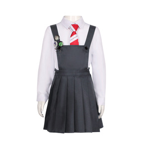 Disfraz de cosplay musical de Matilda, vestido con peto y corbata roja - Product Image 1