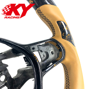 พวงมาลัยคาร์บอนไฟเบอร์แบบฟอร์จ สไตล์สปอร์ต สำหรับ Honda Civic รุ่นที่ 11 SI HRV CRV  แบบกำหนดเองสำหรับ Acura Integra Type R FL5 - Product Image 2