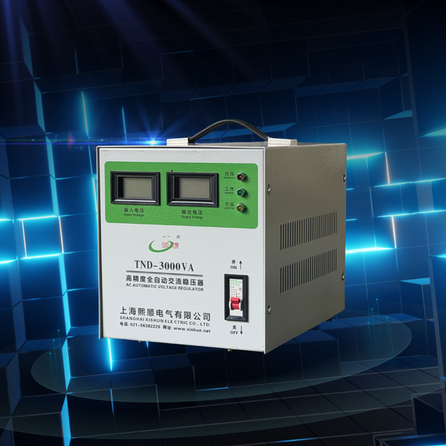 TND AVR 3kVA 220V Copper High Efficiency Servo Motor AC Single Phase Voltage Stabilizer/Regulator 220V/110V Output 95%
