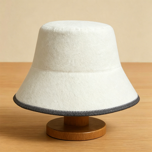 Gorro de Sauna de Fieltro de Lana Ecológico, Suave y Ajustable, con Logotipo Bordado Personalizado, de Lujo, para Uso en Duchas de Hotel - Product Image 5