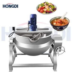 Stainless Steel Electric Cooking Jacketed Kettle Commercial Stirring Cooker