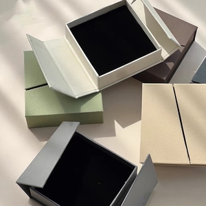 厂家定制豪华纸双门礼品盒茶哑光层压压花产品包装纸托盘不同 - Product Image 4