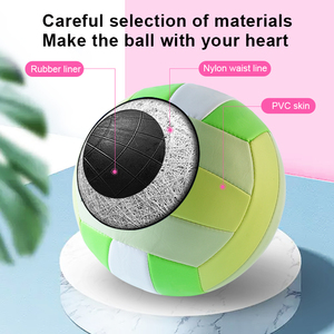 Bolas <span class=keywords><strong>de</strong></span> <span class=keywords><strong>voleibol</strong></span> <span class=keywords><strong>de</strong></span> PVC <span class=keywords><strong>de</strong></span> 2mm <span class=keywords><strong>de</strong></span> espesor, diseño personalizado, colorido, barato, tamaño oficial - Product Image 3
