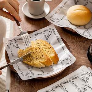 Customized Food <b>Wrapping</b> <b>Paper</b> Food Grade Greaseproof Hamburger Sandwich Deli <b>Paper</b> Sheet Custom Logo Printed Wax <b>Paper</b> - Product Image 6