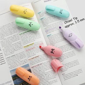 Stylo surligneur pastel mini chat mignon, papeterie, cadeau pour enfants - Product Image 4