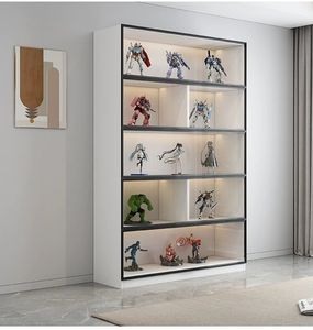 ตู้โชว์ทำจากไม้รุ่นใหม่สำหรับของเล่นเลโก้โมเดลรูปแกะสลักและบล็อกตัวต่อที่เก็บของตกแต่ง - Product Image 4