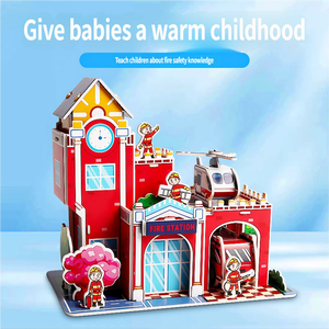 Rompecabezas 3D, Juguete Educativo para Niños, Modelo de Papel para Armar, Juguete de Aprendizaje Temprano, Juguetes Interactivos para Padres e Hijos - Product Image 3