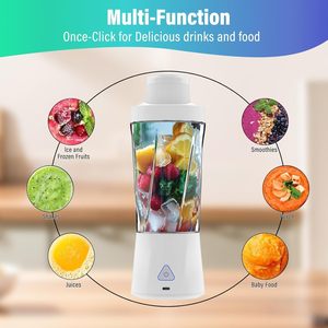 Liquidificador Portátil Elétrico de 700ml para Esportes, Extrator de Suco Lento, Mixer e <span class=keywords><strong>Shaker</strong></span> de Proteína - Mais Vendido da Fábrica - Product Image 1
