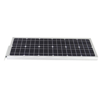 Lampadaire solaire moderne tout-en-un à panneau unique LiFePO4 3030 LED 150W avec corps en aluminium et détection de mouvement pour allée