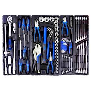Juego de Llaves de Tubo Profesional de 86 Piezas - <span class=keywords><strong>Kit</strong></span> de <span class=keywords><strong>Herramientas</strong></span> de Montaje Mecánico para Reparación Automotriz, Juego de Llaves de Tubo para Reparación de Automóviles 1586 - Product Image 2