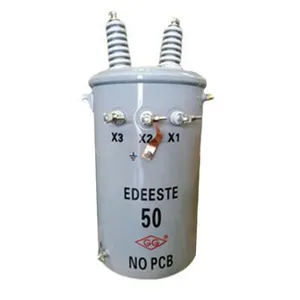 widely used oil transformer 15 kva 25kva 13.8kv 4160V to 480/277V single phase pole mounted transformer ANSI standard