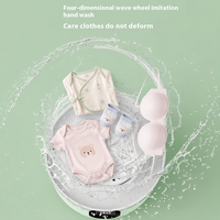 Qualité garantie, mini lave-linge portable sans fil USB pour les vêtements de bébé, les bavoirs et les couches