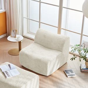 Modern Midcentury Modern Fabric Lounge Chair <b>Recliner</b> Ottoman Eco-Friendly Upholstery Compressed Design Small Spaces Villa - Product Image 6