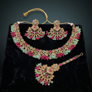 Elegant High Quality Zinc Alloy Bridal Engagement Wedding Anniversary Party Gift Ethnic Fashion Rhodium Plated Jewelry <b>Set</b> - Product Image 4