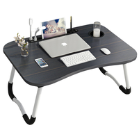 Vente en gros Offre Spéciale Table pliante en bois pour ordinateur portable, chambre, bureau, intérieur, bureau, maison, meuble pliable pour ordinateur portable