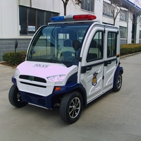 Véhicule Électrique Compact 4 Places pour Patrouilles de Croisière, Autonomie 80 km, Idéal pour Communautés, Parcs, Zones Industrielles, Suspension Indépendante Arrière McPherson
