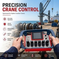 Controlador de Radio Industrial Resistente a la Intemperie para Control de Cabrestantes y Polizas Marinas NM-042