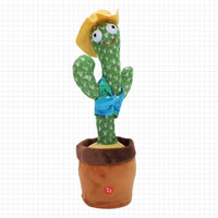 Jouets en peluche en Stock, jouets en peluche de danse électronique, secousse Cactus