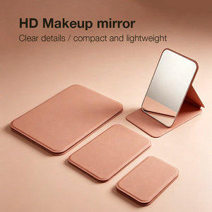<b>Foldable</b> Travel Makeup <b>Mirror</b> with High Definition Glass and Elegant Design for Cosmetic Gift and Retail Use - Product Image 4