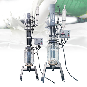 New Arrival 5L ~ 200L Lifting Jacketed Glass Reactor with Advanced Rotating <b>and</b> Lifting Design - Product Image 6