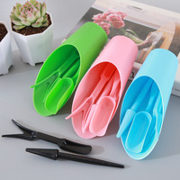 Ensemble d'outils de jardinage miniatures pour plantes succulentes, mini-plantoir noir pour plantes succulentes, outil de repiquage pour plantes miniatures, outil pour bonsaï