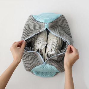 Sac de lavage pour chaussures en polyester MIXWARES, sac à linge pour lave-linge et sèche-linge 360 °   <span class=keywords><strong>Machine</strong></span> de nettoyage en profondeur pour toutes les chaussures - Product Image 2