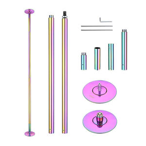 45mm amovible Stripper <span class=keywords><strong>Dance</strong></span> <span class=keywords><strong>Pole</strong></span> <span class=keywords><strong>Dance</strong></span> 360 Spin <span class=keywords><strong>Dance</strong></span> Training <span class=keywords><strong>Pole</strong></span> Kit Installation facile - Product Image 1