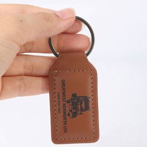 Manufacturer Wholesale <b>Custom</b> 3d logo Cute Animal Letters Metal Leather Key Chain <b>Keychain</b> - Product Image 6