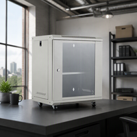 Supports muraux en métal pour armoire réseau, armoires murales réseau avec ventilation, rack de serveur 15U, boîtier PC pour matériel