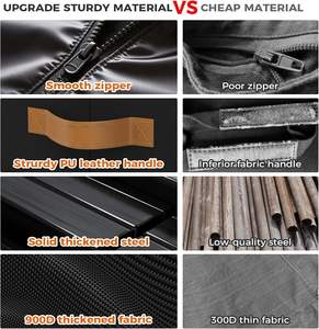 Conteneurs de rangement sous le lit de 75 L, grands, réglables, avec roulettes, pour chaussures, vêtements, couvertures - Product Image 4