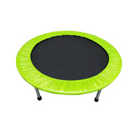Mini Trampolín Plegable Weleap de PVC, Equipo de Gimnasio para Ejercicio en Interiores, para Uso Doméstico, Gimnasia en Interiores y Exteriores