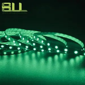 Hot Sell Flexible SMD 5050 60leds/m Grüner einfarbiger LED-Streifen für Auto-und Weihnachts dekorations beleuchtung