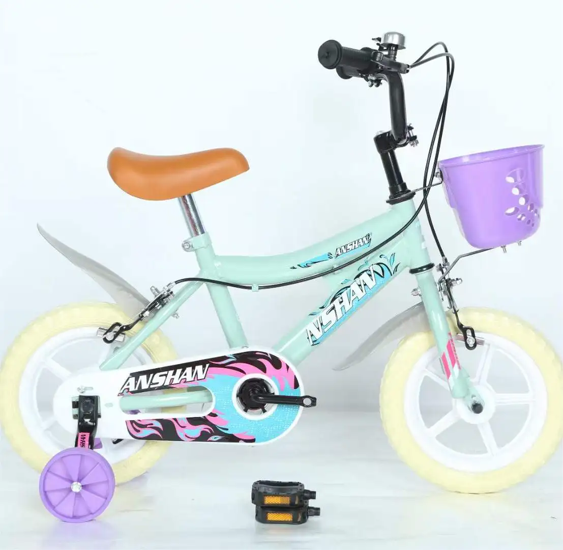 Bicicleta infantil de aço com estrutura alta para meninas, ciclo de 12 14 16 18 20 polegadas, modelo exclusivo, bicicleta infantil, ciclo de bebê para crianças, novo modelo