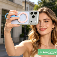 Support de téléphone métallique flexible et réglable, support magnétique personnalisé, poignée de téléphone rotative innovante