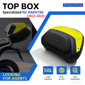 Bauletto Posteriore Moto SPD 50L Grande Capacità, Sgancio Rapido, Installazione Senza Foratura, Compatibile con <span class=keywords><strong>Honda</strong></span> XADV750 - Vendita all'Ingrosso Diretta dalla Fabbrica - Product Image 1
