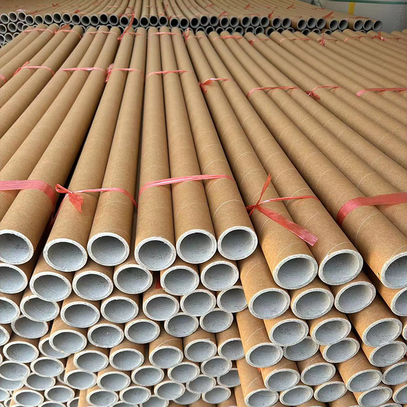 Industrial Heavy Duty Kraft Paper Tube Round Cardboard Mailing Tubes for Poster Blueprint Shipping Long Cylinder Storage Box