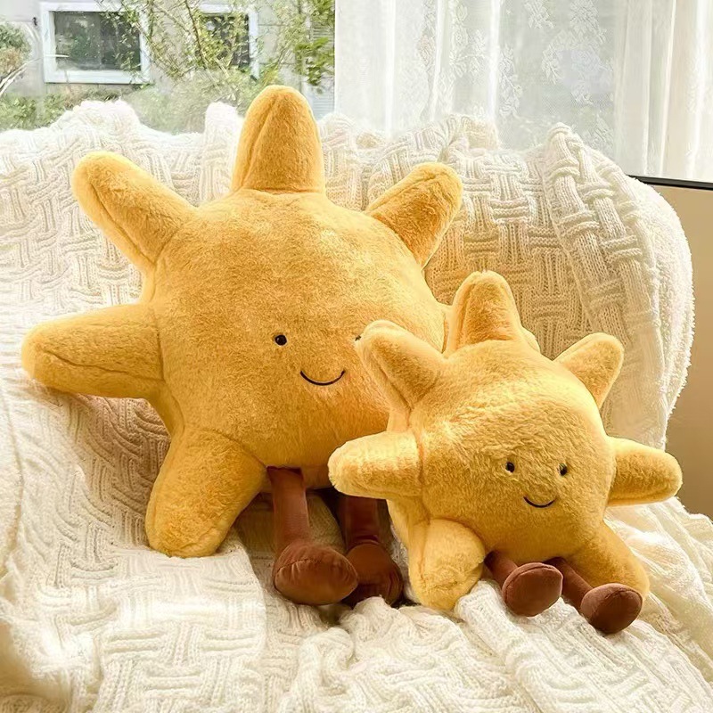 Almohada De Peluche Con Forma De Luna Y Luz LED – Cojín Luminoso Decorativo De Felpa, Ideal Para Regalo Infantil Y Dormitorio