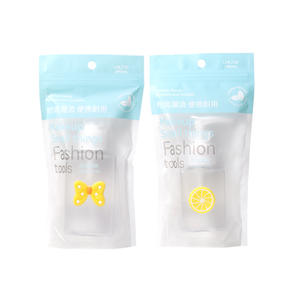 LMLTOP Cartoon Square PET Pump <b>Bottle</b> 80/<b>100ML</b> Portable <b>Travel</b> Dispenser For Lotion Cream Toner Adult Skin Care - Product Image 1