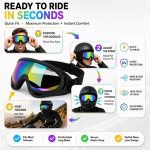 Gafas de Esquí y Snowboard, Lentes para Deportes de Nieve, Gafas de Ciclismo, Máscara Solar para Hombre - Product Image 2
