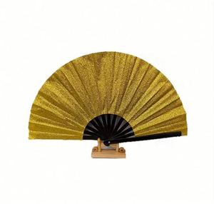 Grand éventail chinois traditionnel en bambou de 13 pouces, sculpté avec des motifs d'anges, art populaire, pour musique de rave, thèmes classiques du Nouvel An et de l'amour, pour la maison - Product Image 2